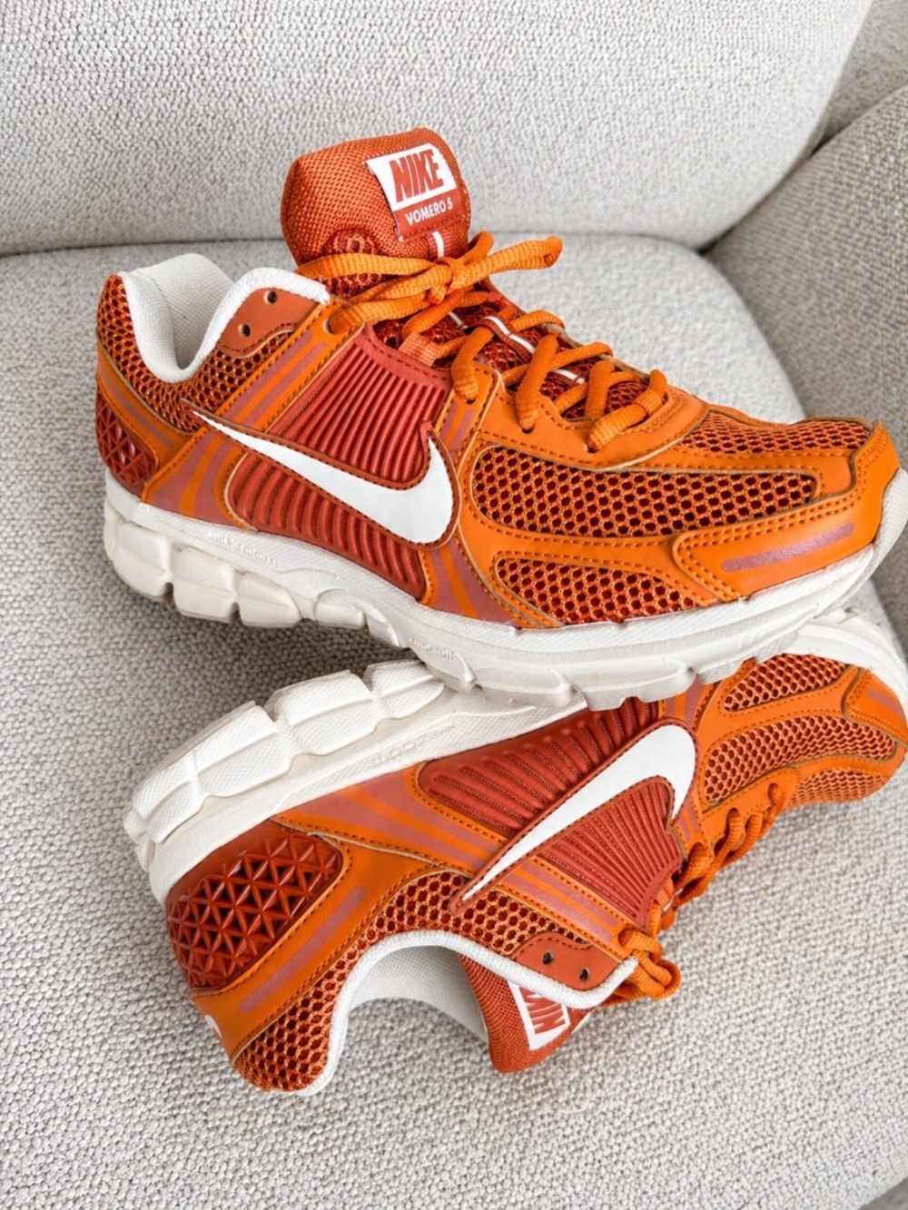 Nike Zoom Vomero 5 Orange Sneakers Women’s 10 Men’s 9
